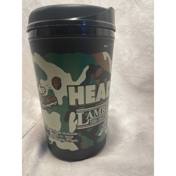 Heads Up Thermo Serv Camo Insulated Mug 1 qt Lamberts Cafe The Only Home of Thro - Picture 14 of 15